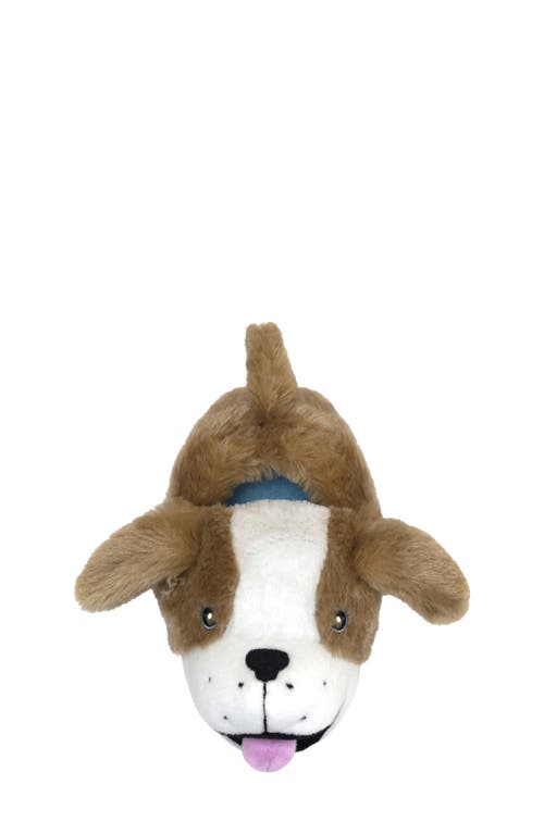 Robeez ® Kids' Rocky Puppy Faux Fur Slipper In Brown