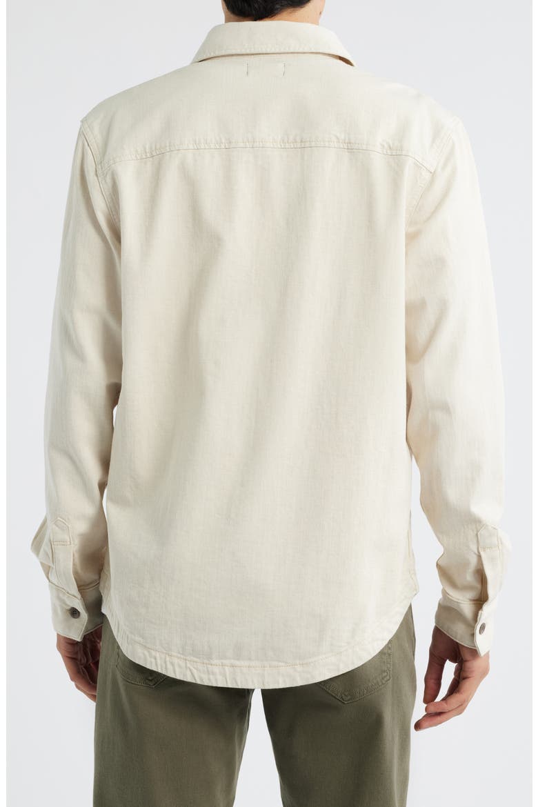 Elias Twill Shirt Jacket, Alternate, color, NATURAL