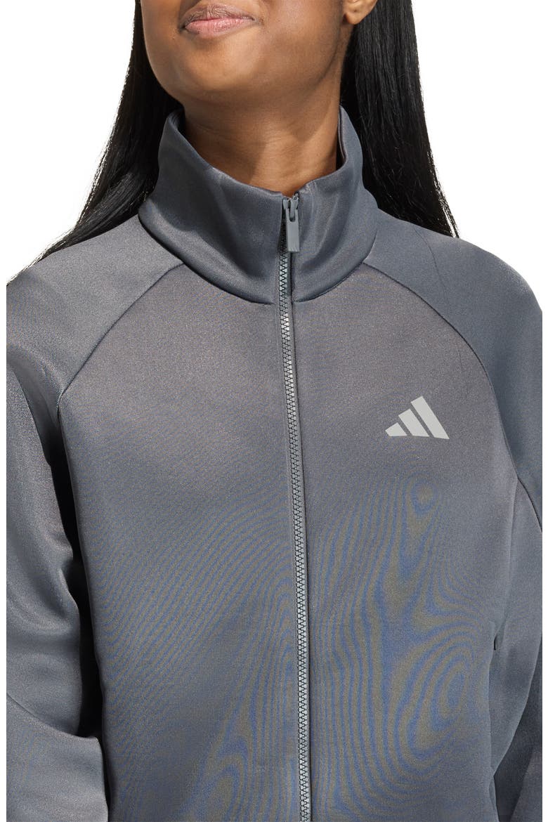 Stadium Track Jacket, Alternate, color, GREY SIX/ ST TROPIC BLOOM