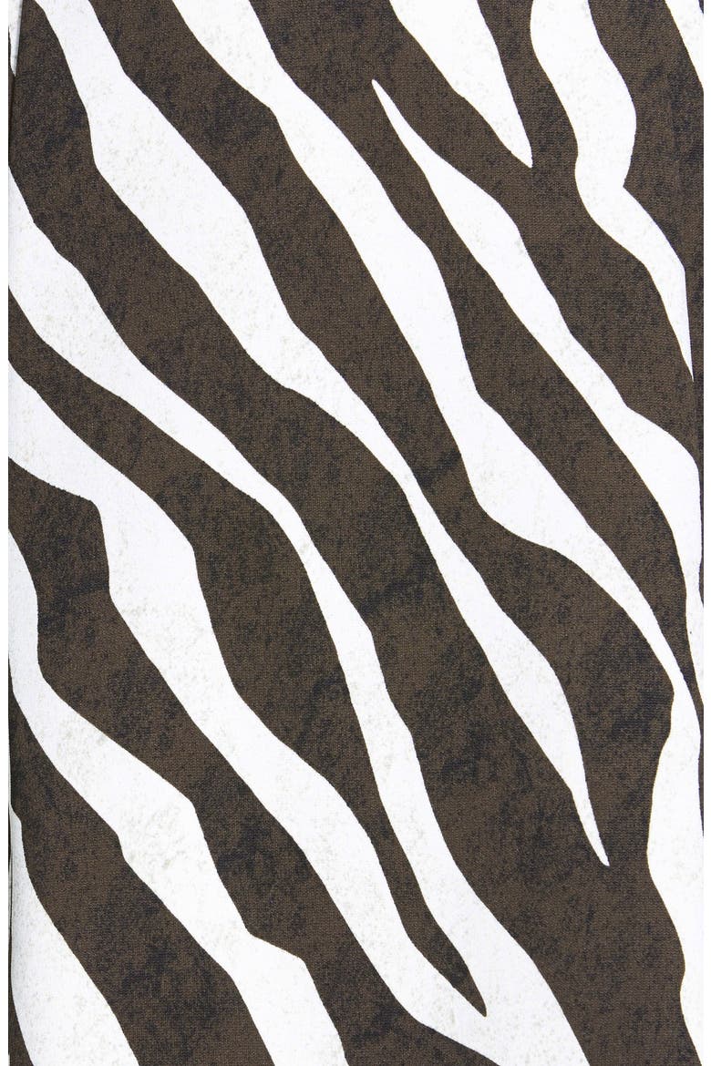 'Ghanzi' Zebra Print Skirt, Alternate, color, ECRU