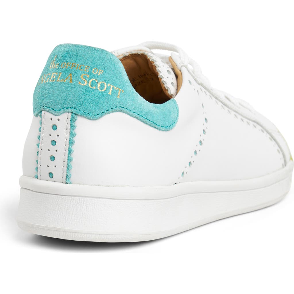 The Office Of Angela Scott The Elliot Sneaker In White