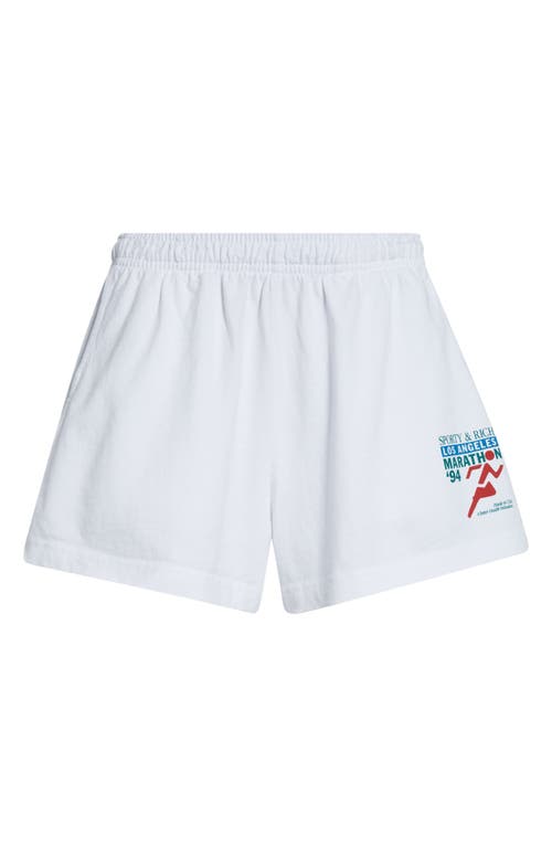 Sporty And Rich Sporty & Rich La Marathon Cotton Disco Shorts