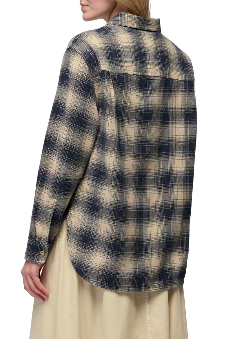 Cabin Core Plaid Flannel Shirt, Alternate, color, MULTI PLAID
