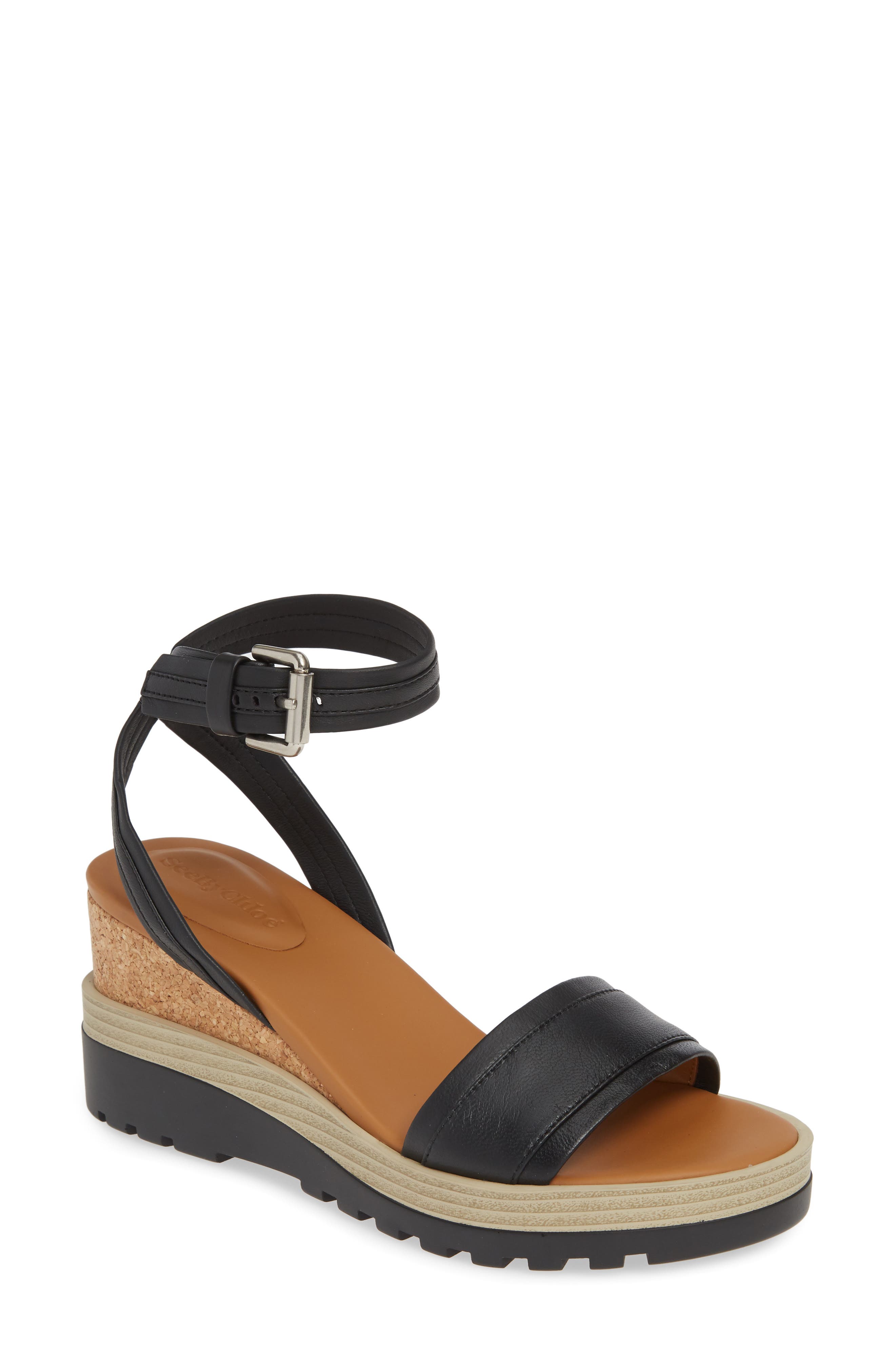 ASSORTED See by Chloé 'Robin' Wedge Sandal, Main, color, 
