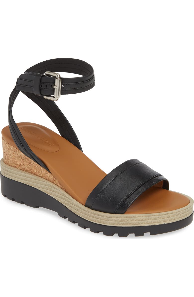 ASSORTED See by Chloé 'Robin' Wedge Sandal, Main, color,