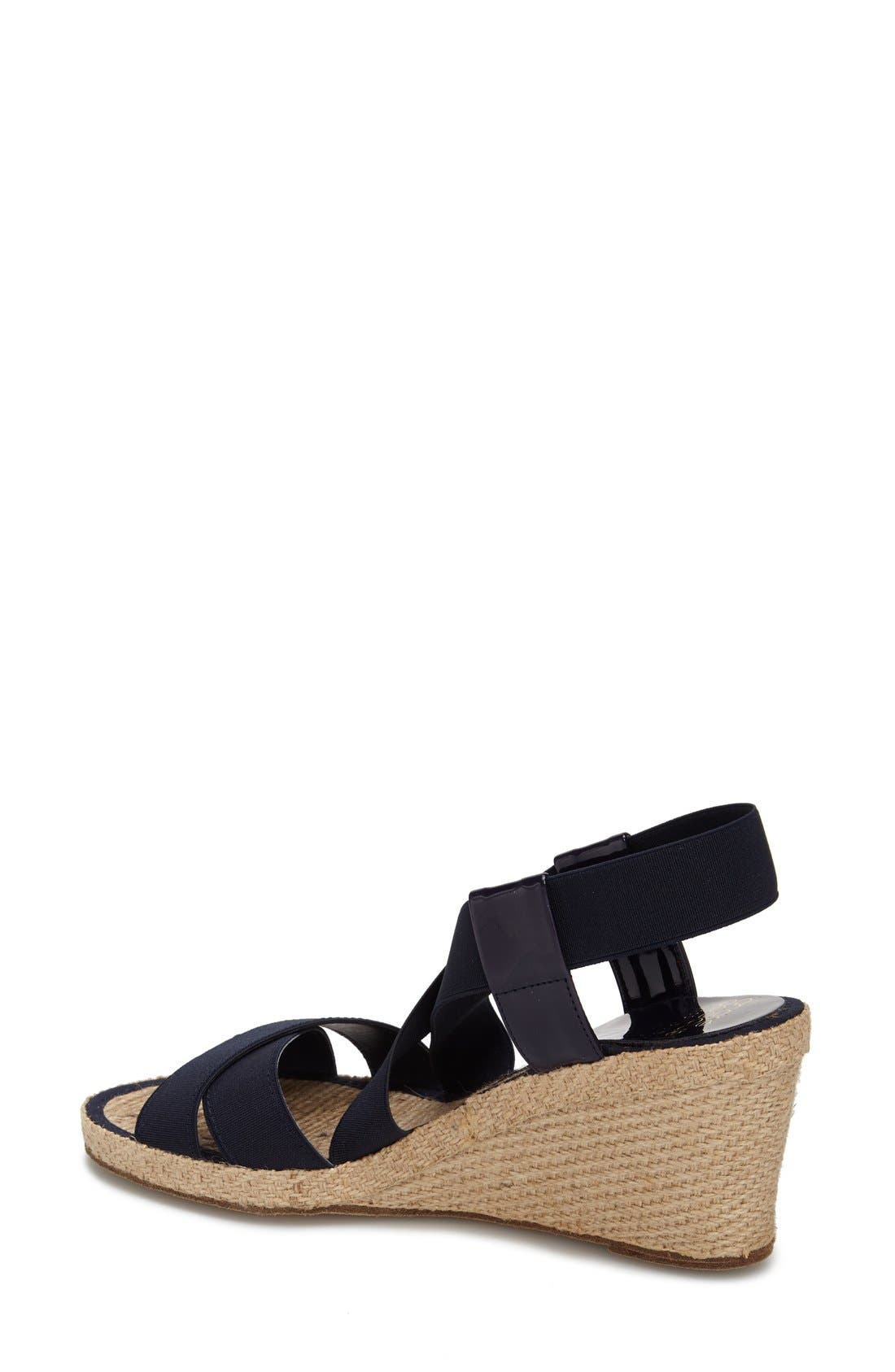 'Dalmira' Wedge, Alternate, color, NAVY