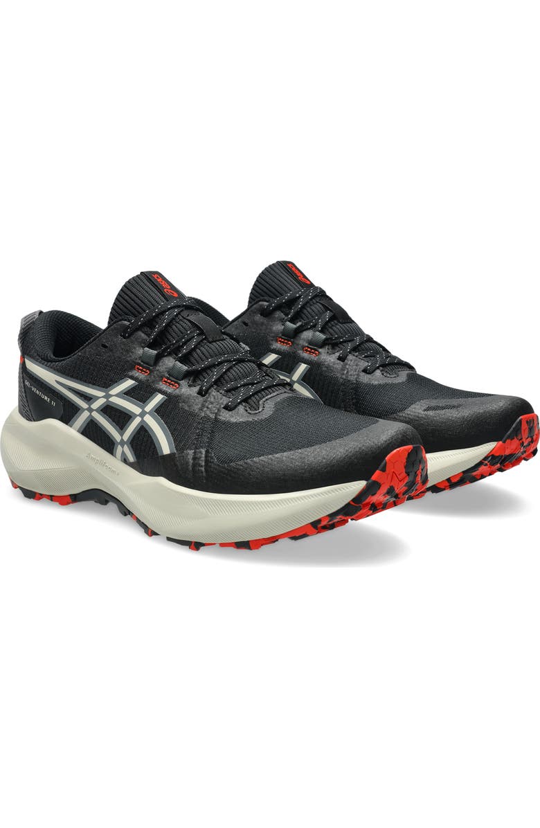 ASICS<sup>®</sup> GEL-VENTURE 11 Trail Running Shoe, Main, color, Black/ Light Dust
