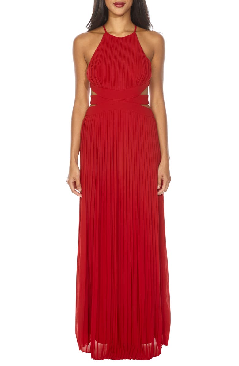 TFNC Boston Cutout Maxi Dress, Main, color, 