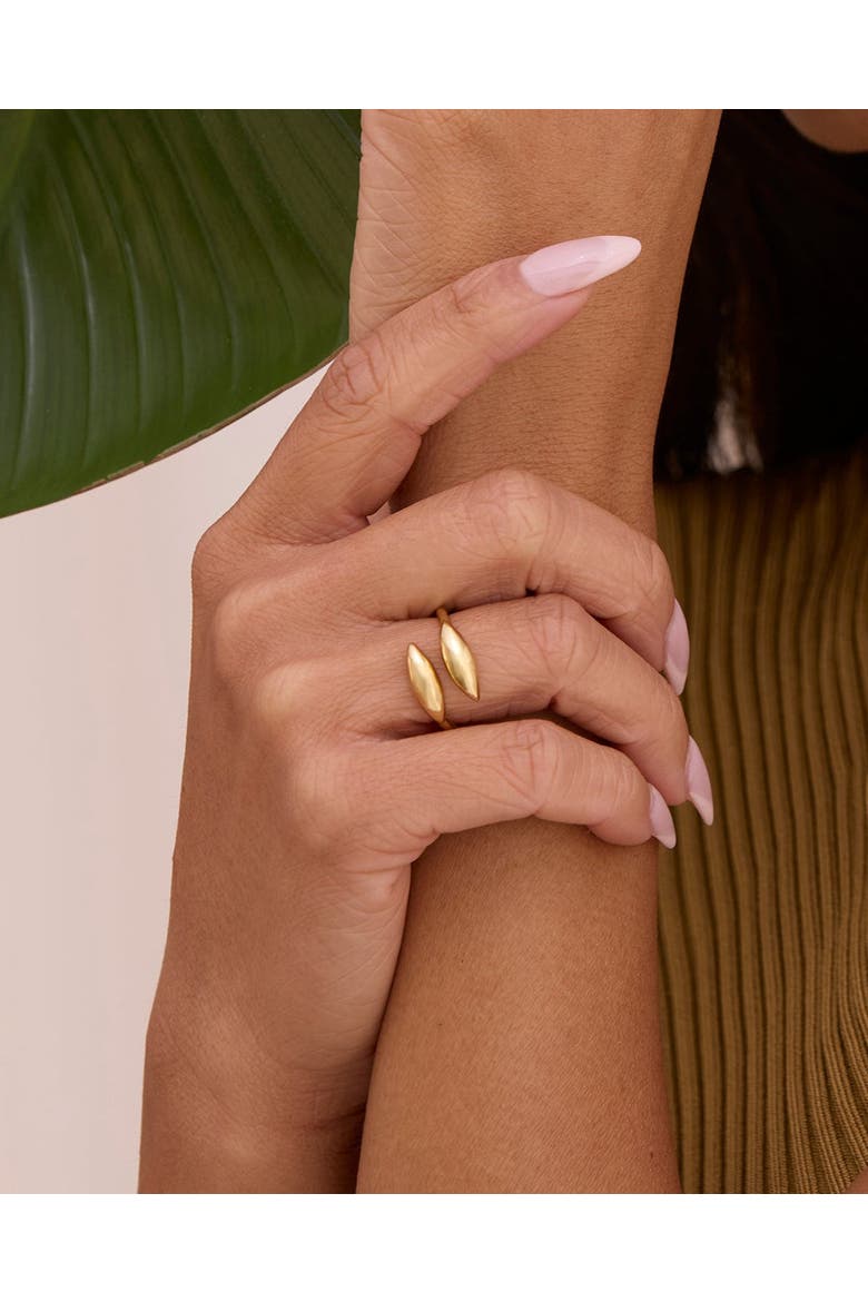 Orchid Open Ring, Alternate, color, Gold