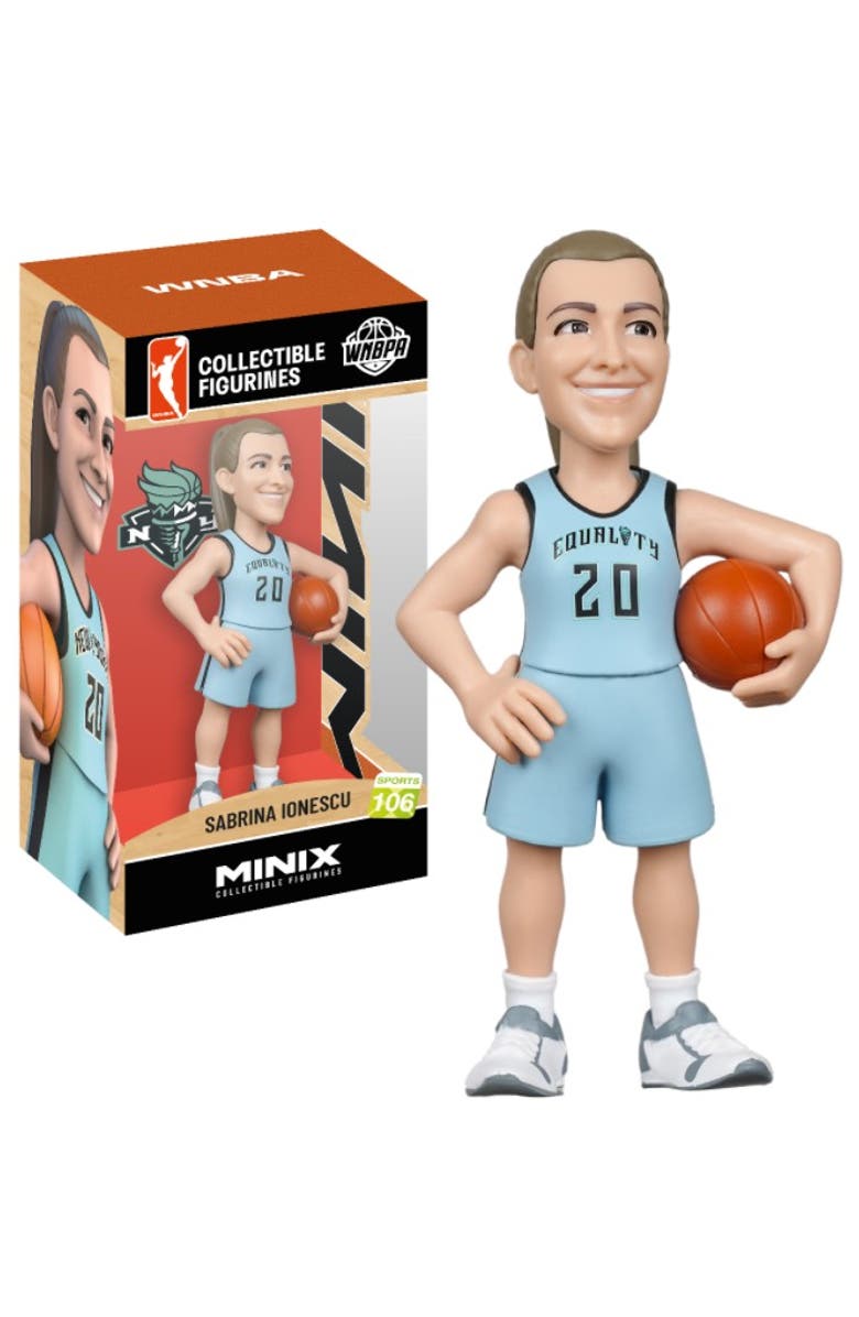 Minix Sabrina Ionescu (New York Liberty) Minix 4.5-Inch Vinyl WNBA Figure, Main, color, Multi-Color