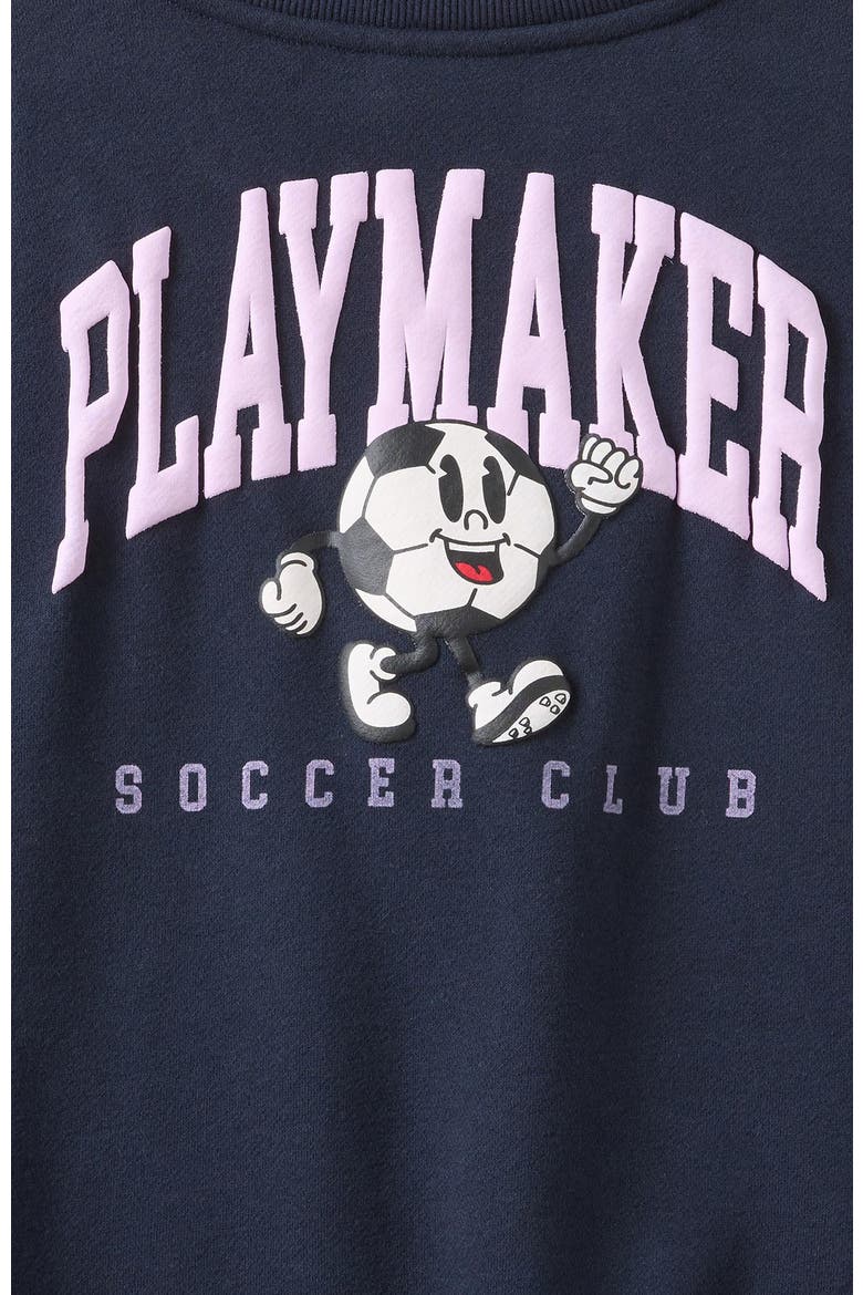 Kid's Sammy Oversized Crew, Alternate, color, Squid Ink Play Maker