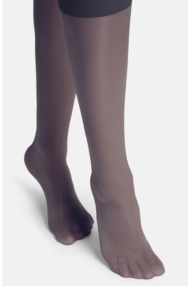 Satin Touch Knee High Socks, Alternate, color, ADMIRAL