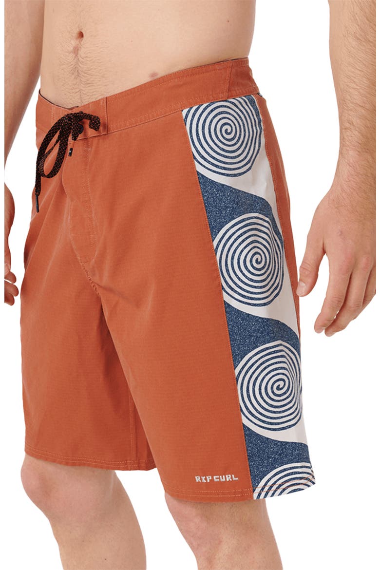 Mirage Sideways Board Shorts, Alternate, color, BAKED CLAY
