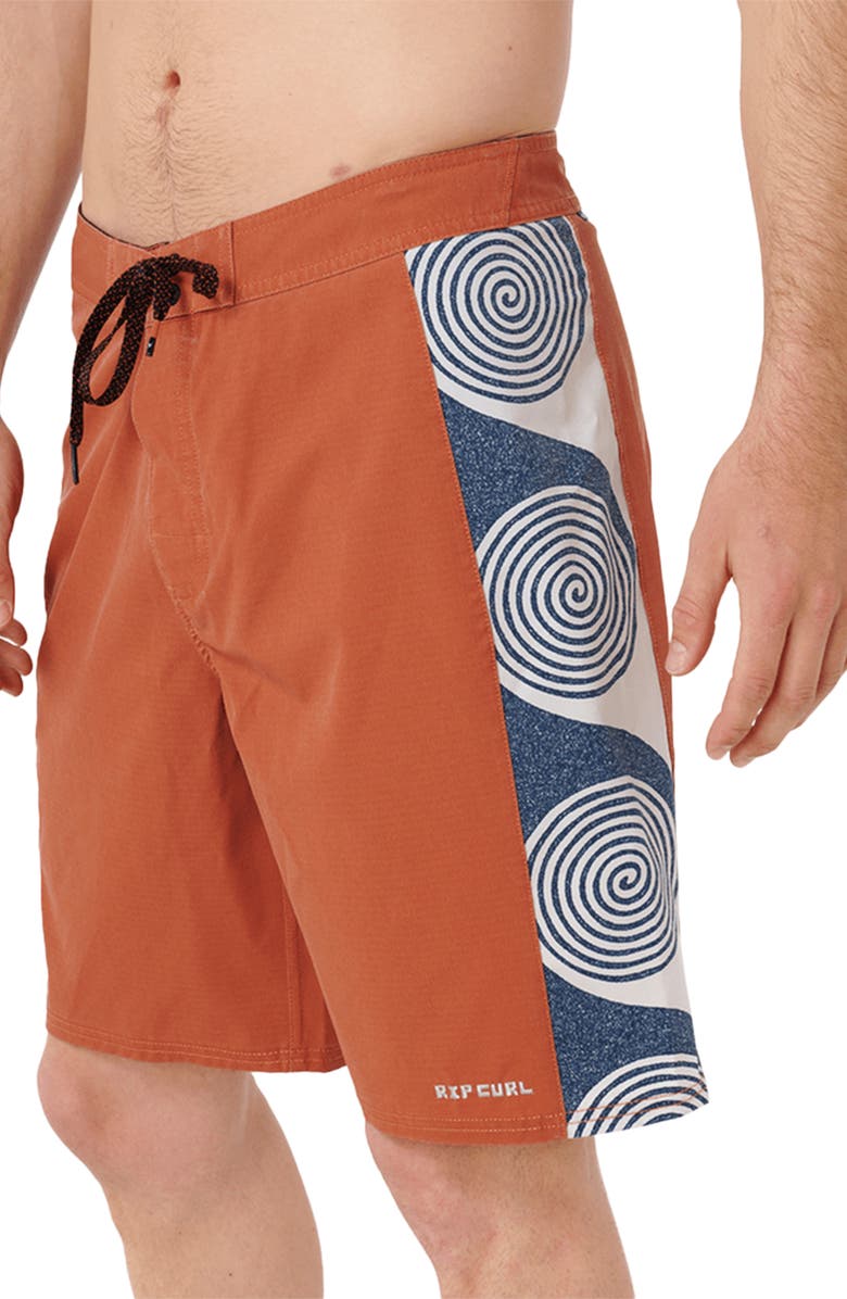 Rip Curl Mirage Sideways Board Shorts, Alternate, color, Baked Clay