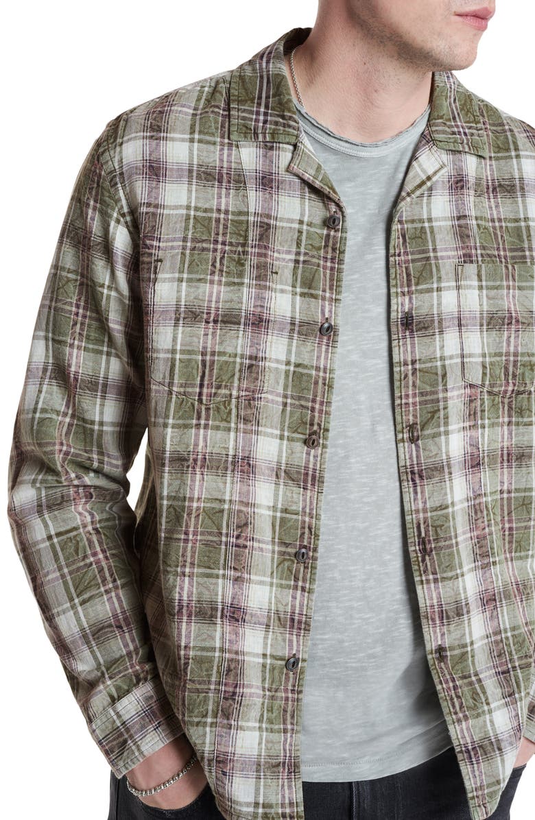 John Varvatos Stanton Reversible Long Sleeve Button-Up Shirt, Alternate, color, 