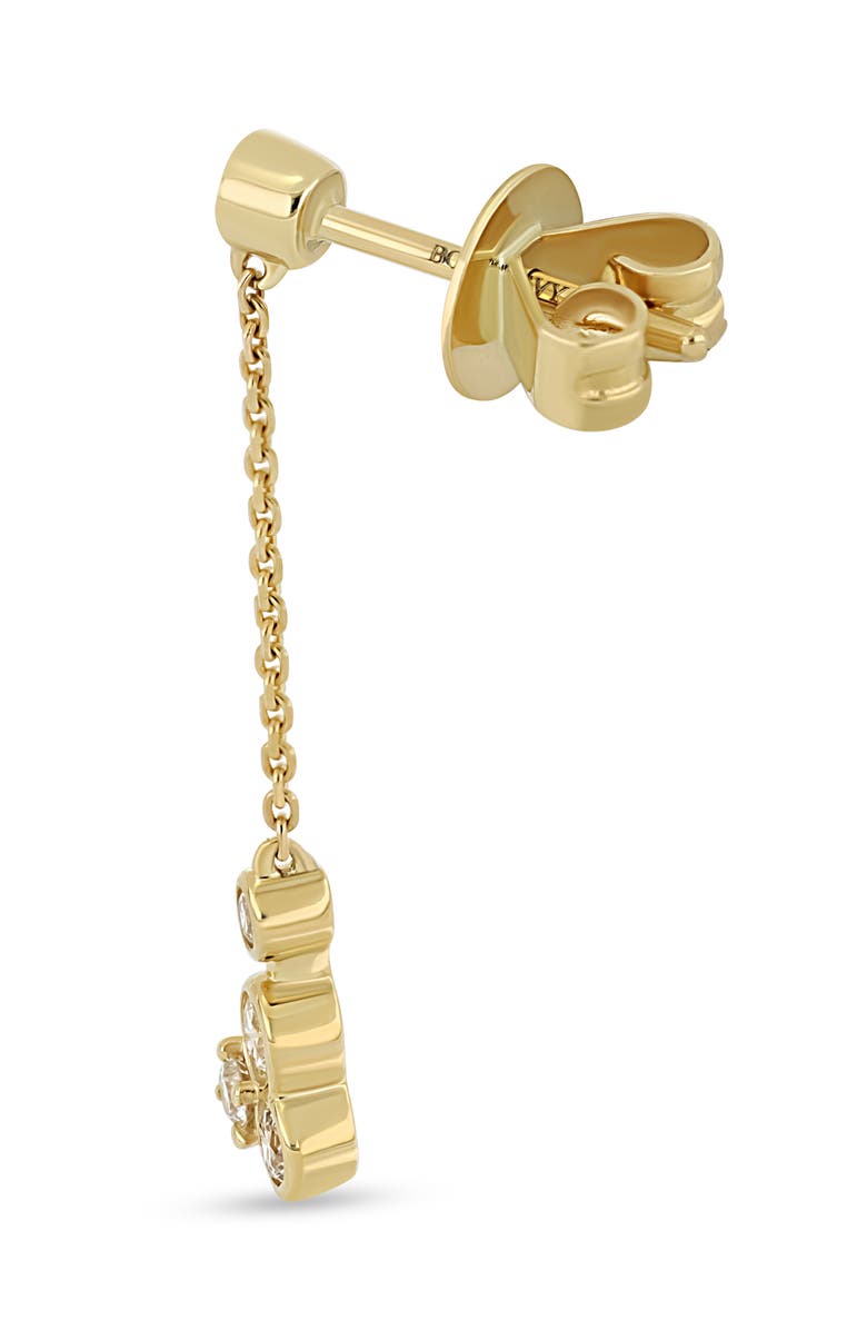 Bony Levy 18K Gold Monaco Diamond Chain Drop Earrings, Alternate, color, 