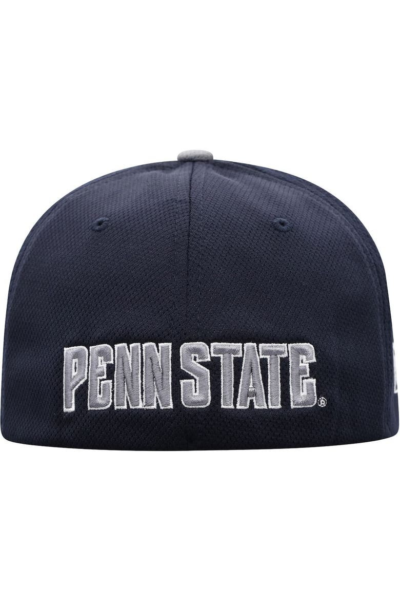 Men's Top of the World Navy/Gray Penn State Nittany Lions Two-Tone Reflex Hybrid Tech Flex Hat, Alternate, color, Navy