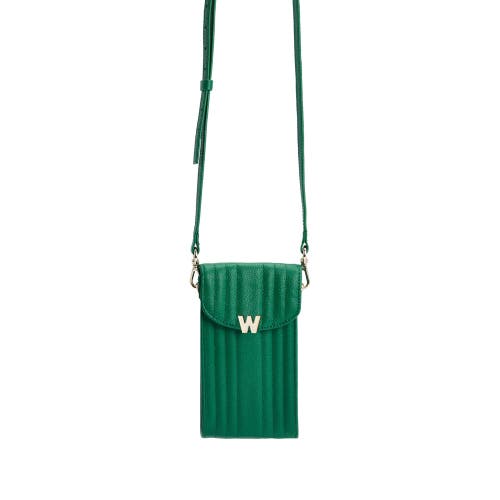 WOLF Mimi Phone Case with Wristlet & Lanyard in Forest Green at Nordstrom