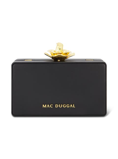 【Mac Duggal】Gold Plated Hardware Leather Bag 関税送料込 Mac Duggal Gold Plated Hardware Large Leather Briefcase Bag