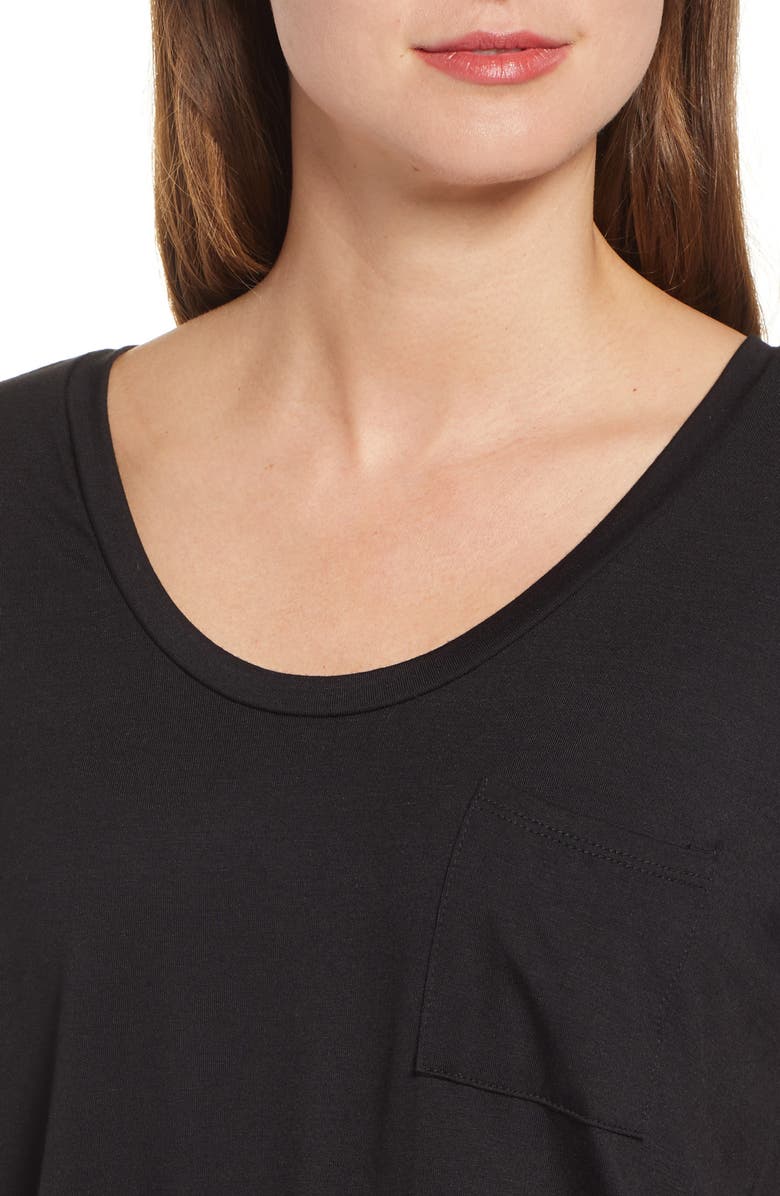 Caslon<sup>®</sup> Drawstring Jersey Maxi Dress, Alternate, color, 