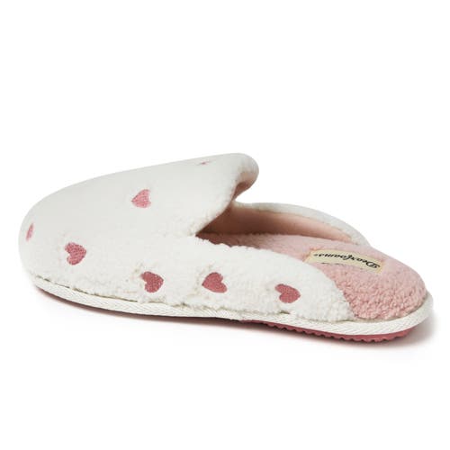Dearfoams Teddy Tab Scuff Slipper In Multi