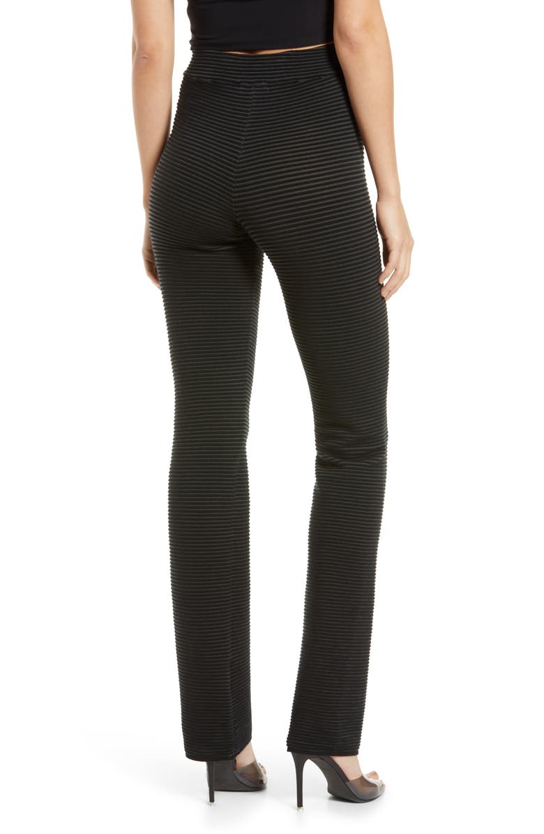 Good American Heavy Rib Wide Leg Pants, Alternate, color, 