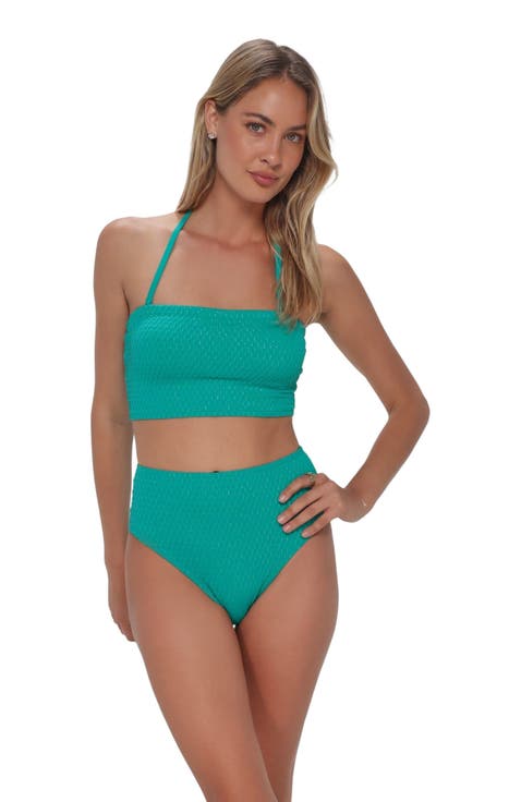Astrid High Waist Bikini Swim Bottoms