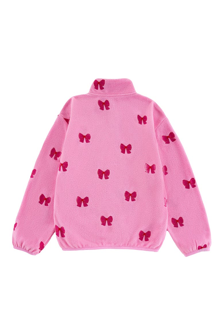 Kids' Embroidered Bow Polar Fleece Pullover, Alternate, color, LOVELY BOW