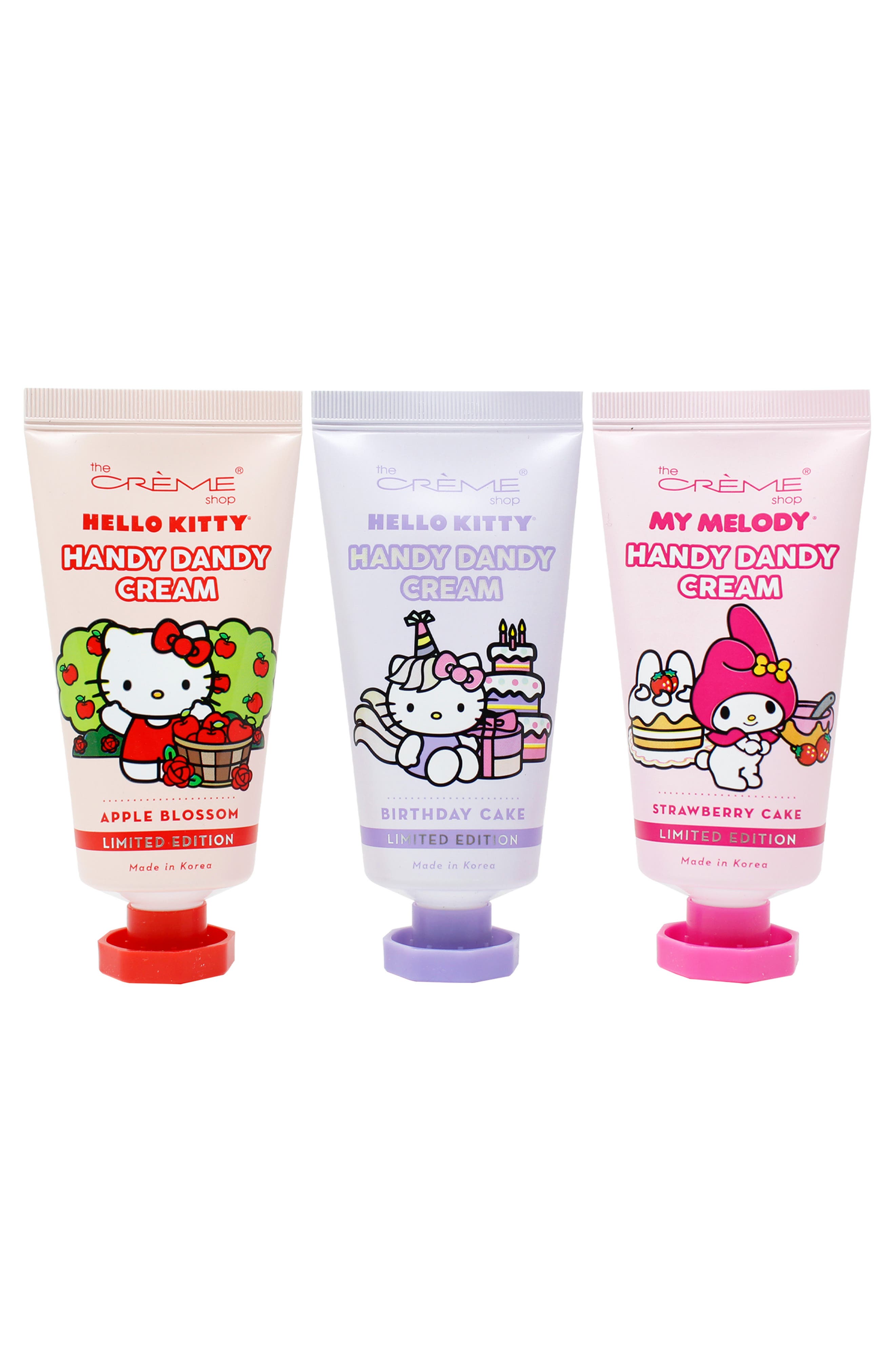 THE CREME SHOP x Hello Kitty Friends Dry Skin Repair Hand Cream Set $30 Value