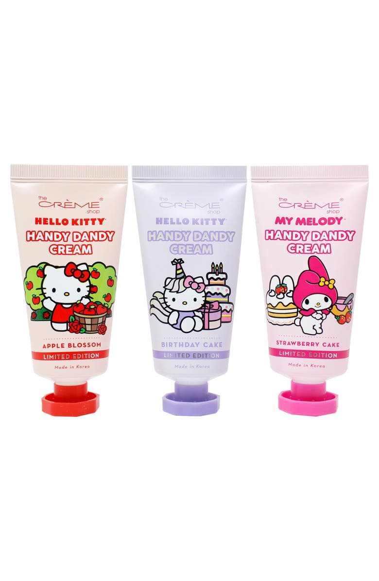 THE CREME SHOP x Hello Kitty Friends Dry Skin Repair Hand Cream Set $30 Value, Main, color, 
