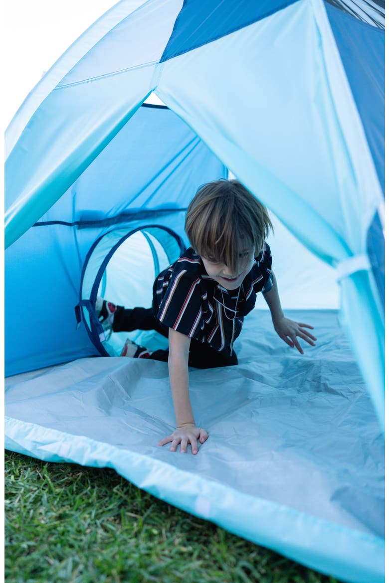 Cool Blue Play Tent with Tunnel, Alternate, color, BLUE