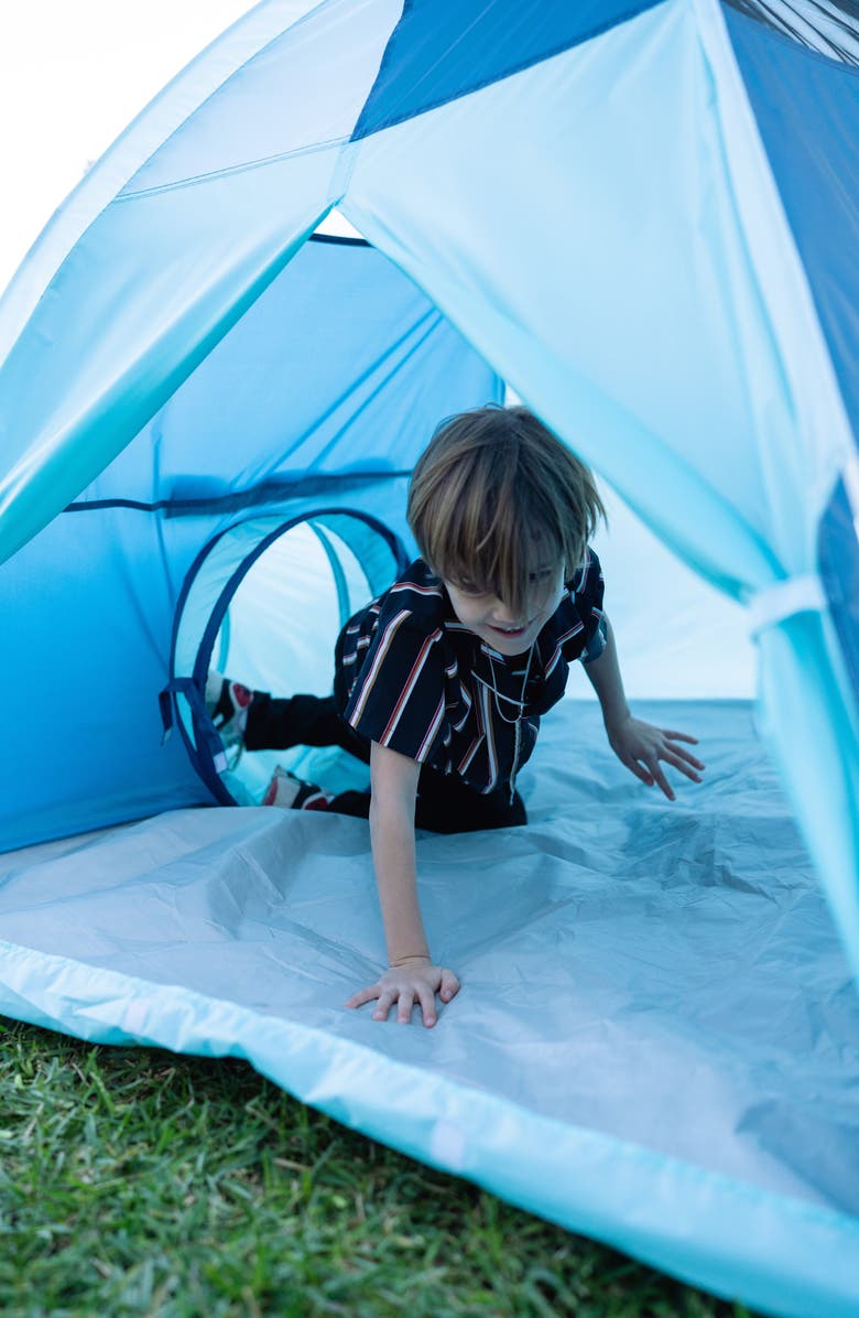 Pacific Play Tents Cool Blue Play Tent with Tunnel, Alternate, color, Blue