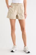 DKNY Drawcord Waist Cotton Shorts