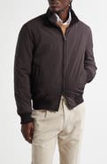 Thom Sweeney Water Resistant Japanese Nylon Bomber Jacket