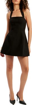 Bardot Nevelle Hourglass Halter Minidress