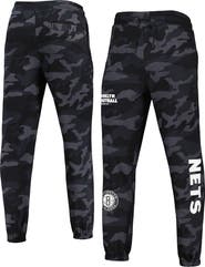 New Era Men's New Era Black/Camo Brooklyn Nets Tonal Joggers