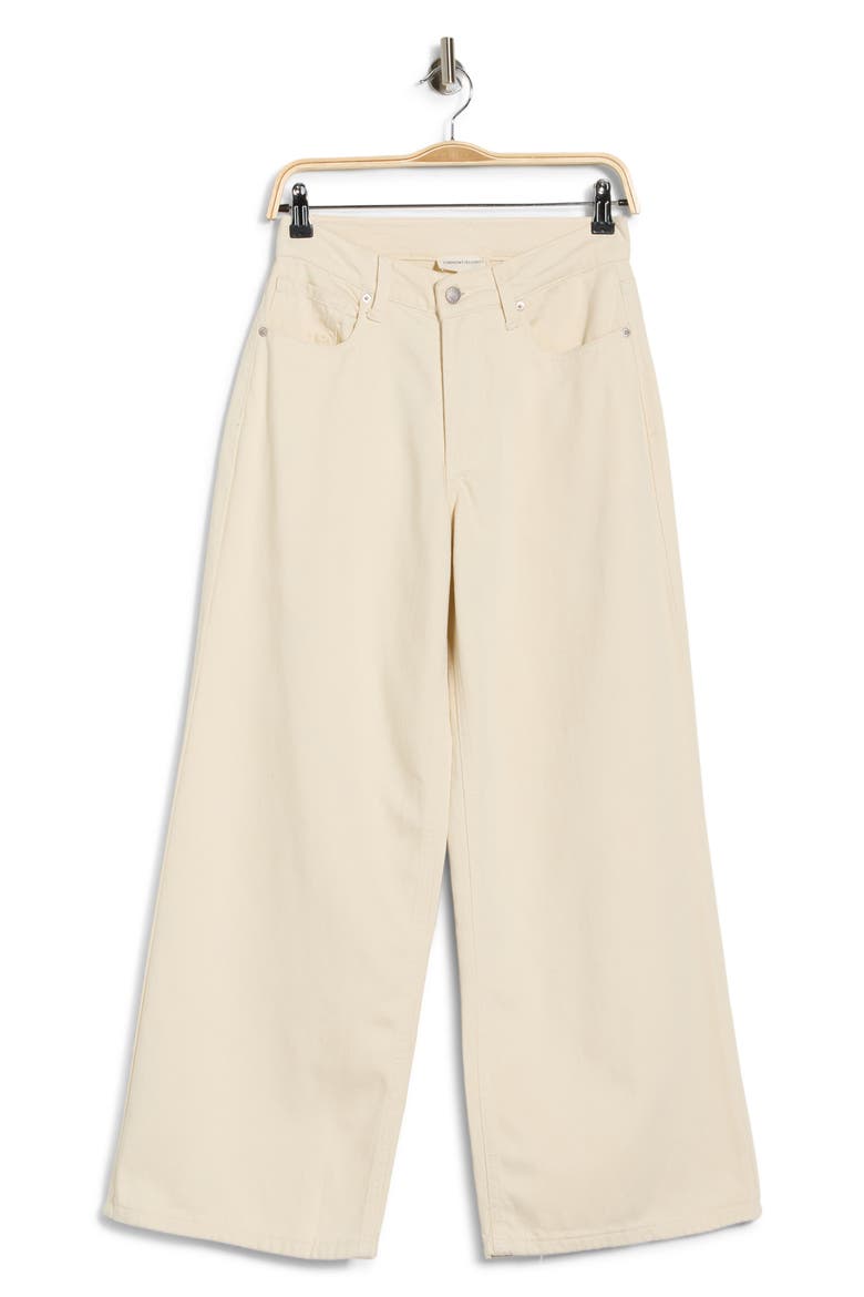 Denim Pants, Alternate, color, IVORY