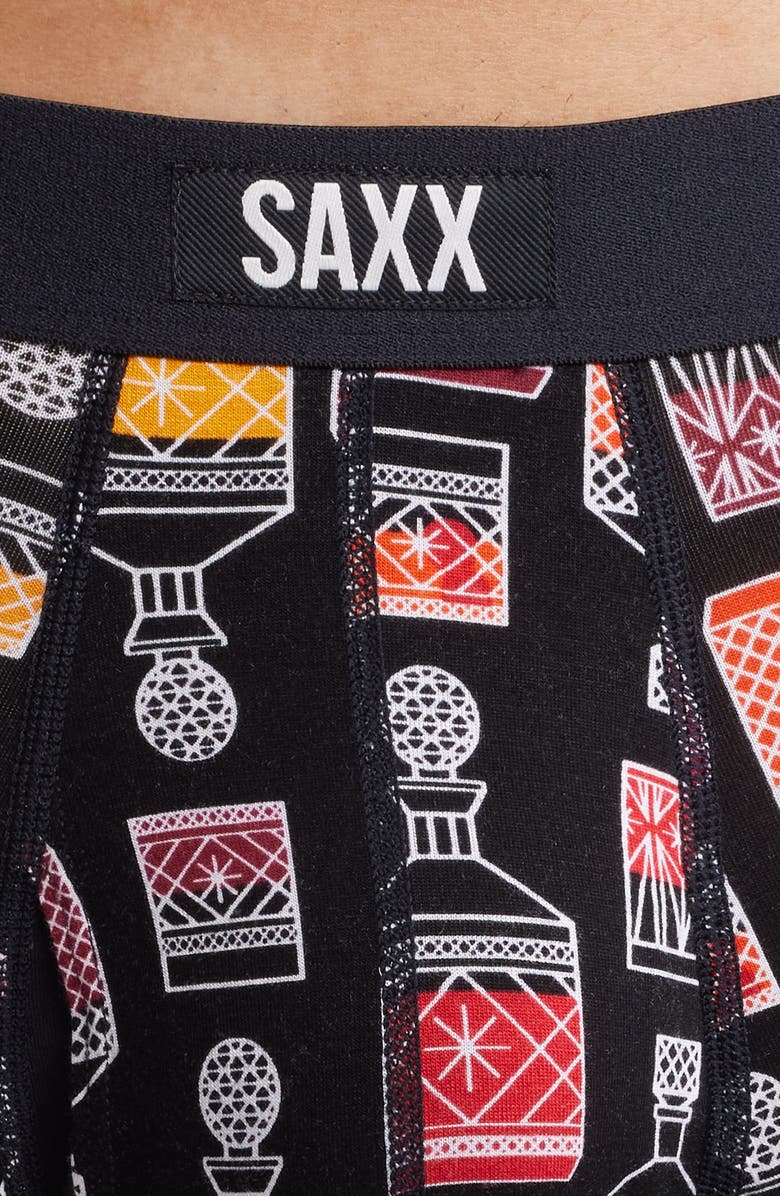 SAXX Vibe Xtra Soft Comfort Boxer Briefs, Alternate, color, Top Shelf-Black