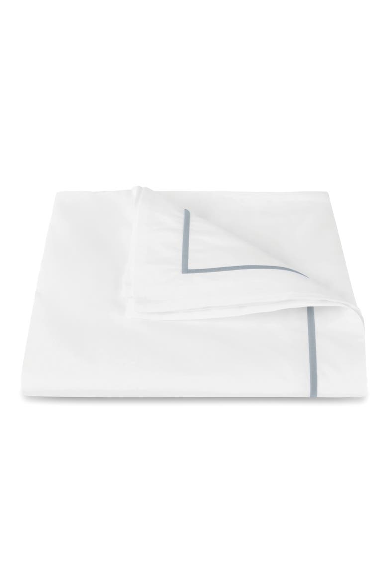 Bergamo Cotton Percale Duvet Cover, Main, color, POOL