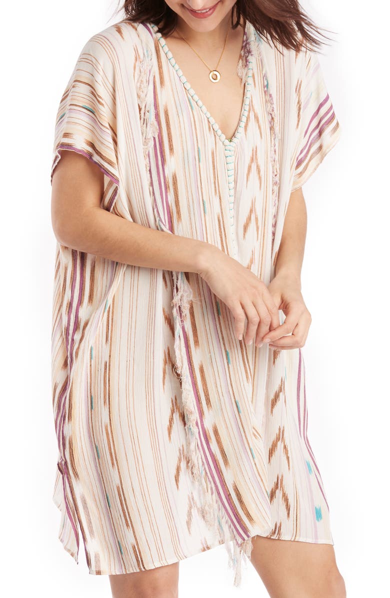Sole Society Festival Fringe Caftan, Main, color, 