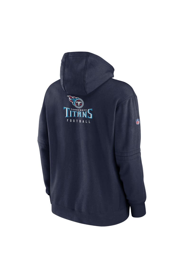 Men's Nike Navy Tennessee Titans Sideline Club Fleece Pullover Hoodie, Alternate, color, Navy