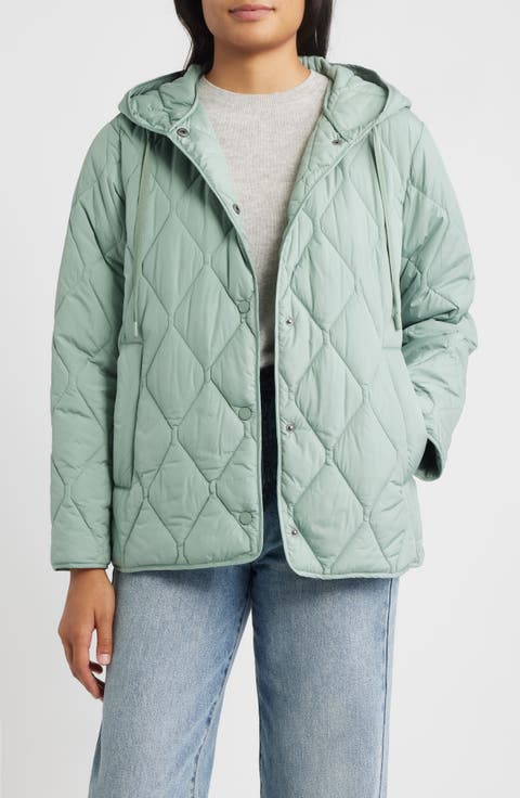 Ashbury Diamond Quilted Hooded Liner Jacket