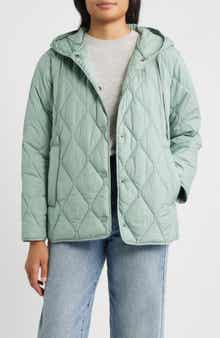 Bernardo Ashbury Diamond Quilted Hooded Liner Jacket