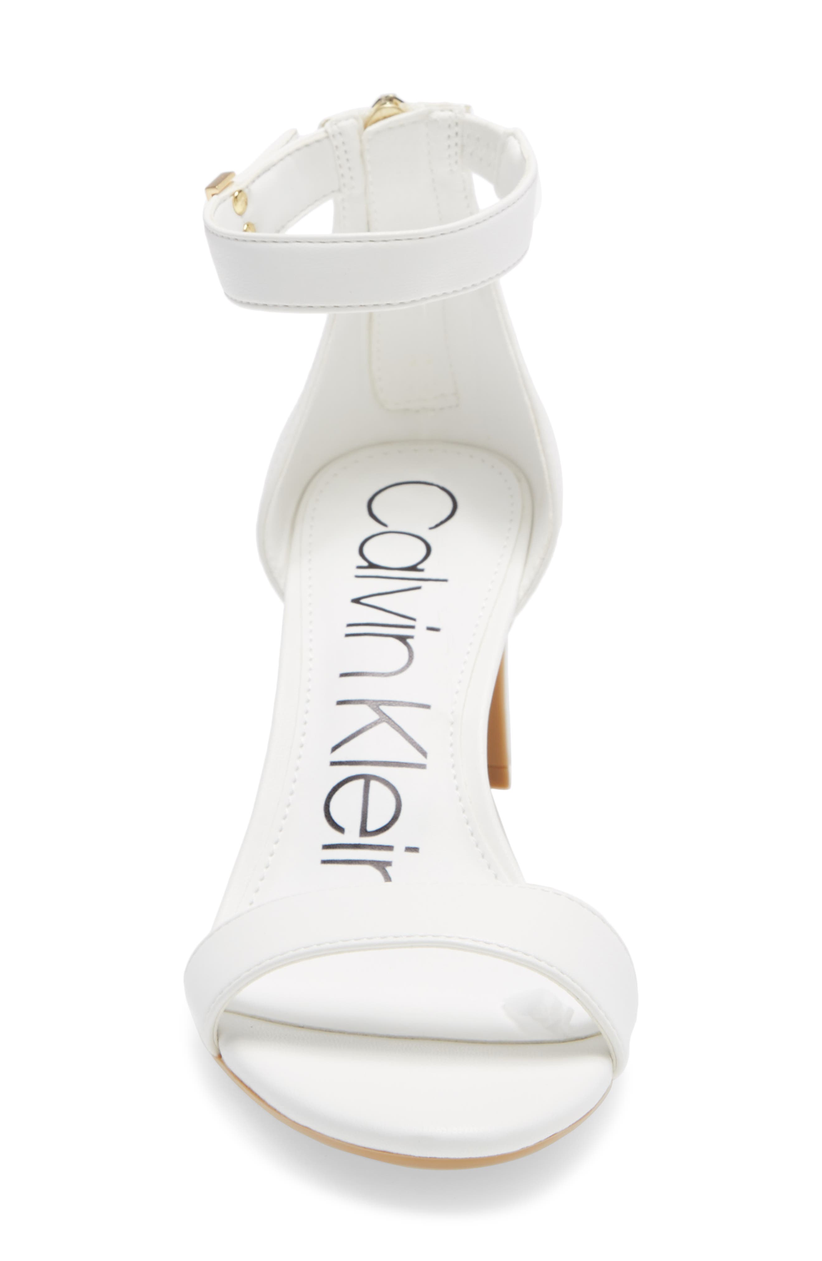 Chandari Sandal, Alternate, color, WHITE LEATHER