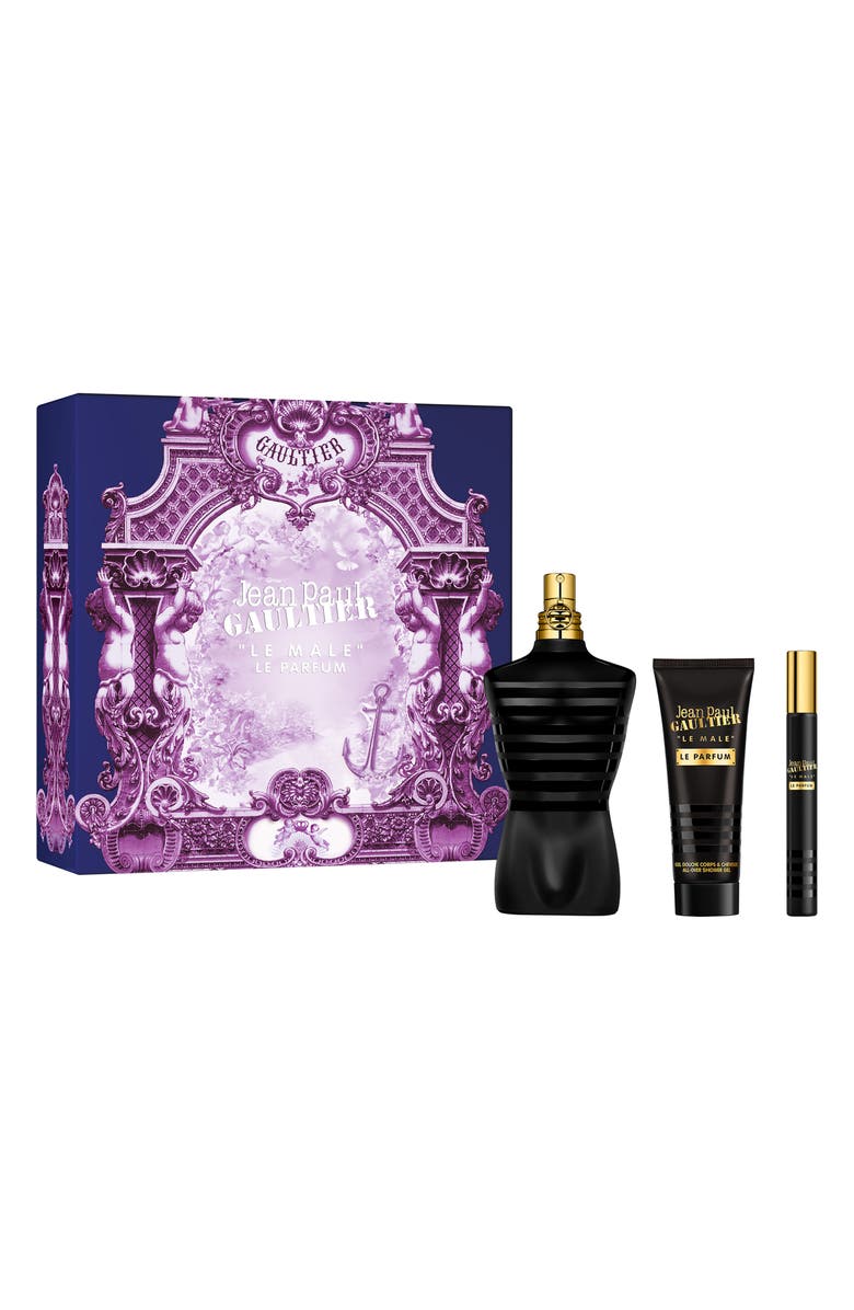 Jean Paul Gaultier Le Male Le Parfum 3-Piece Gift Set $193 Value, Alternate, color, 