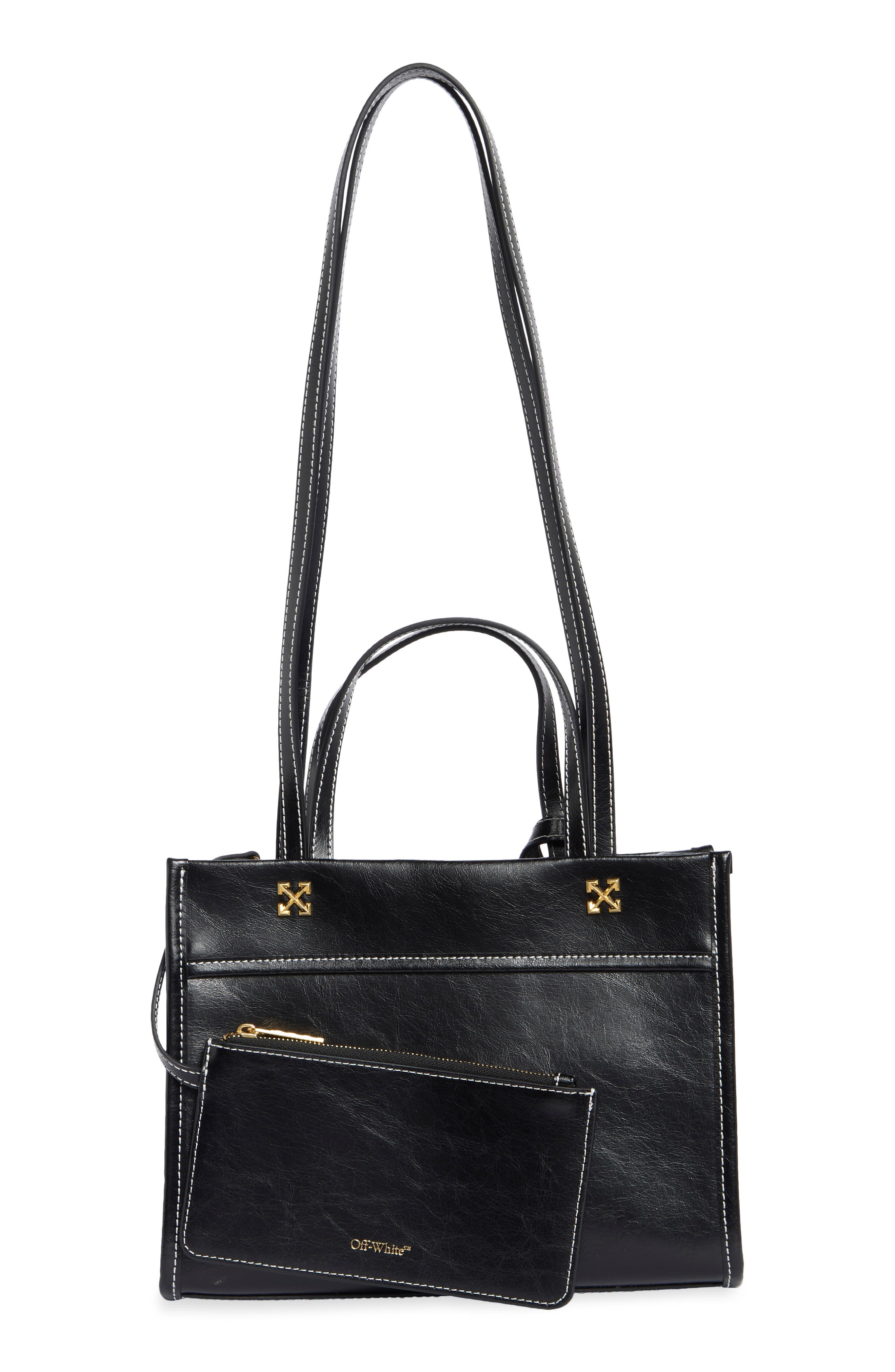 Small Boxy Tote, Alternate, color, BLACK