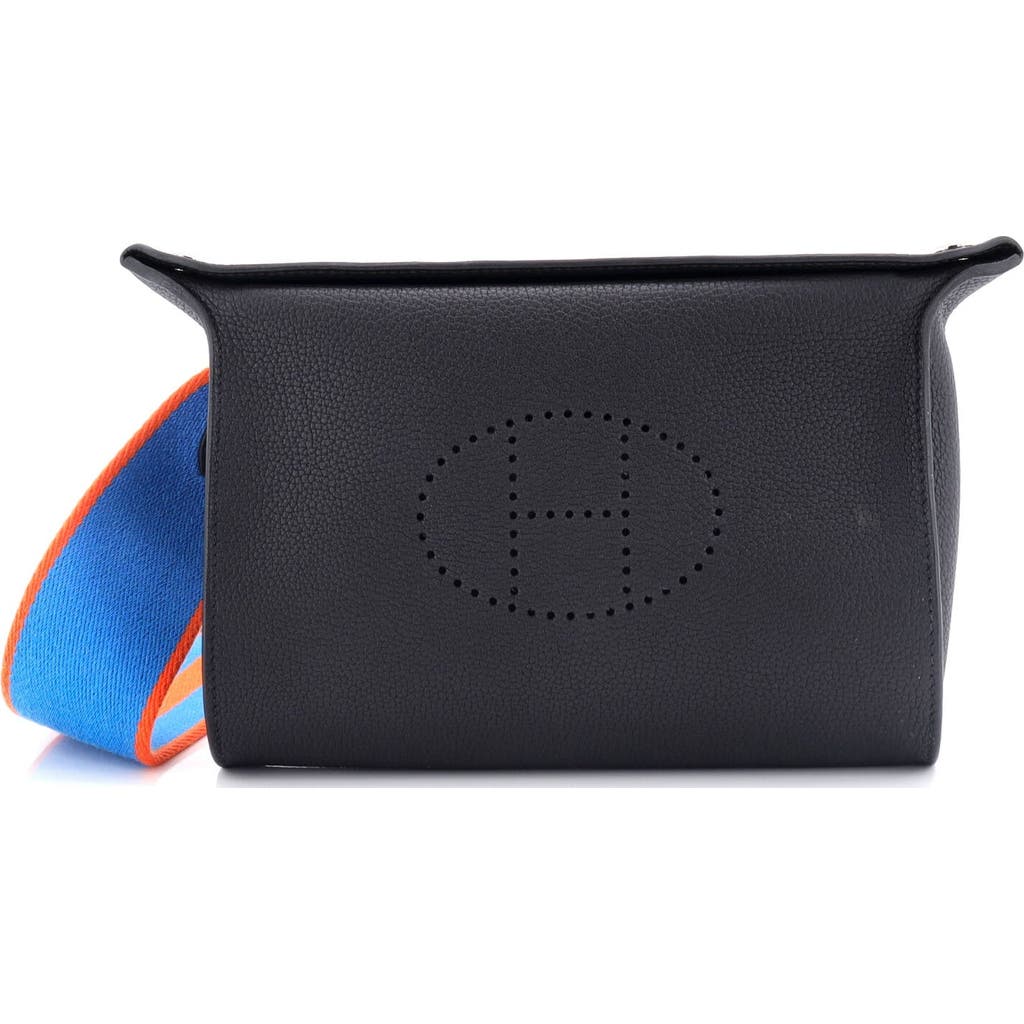 Pre-owned Hermes Hermes Videpoches Bag Togo In Black