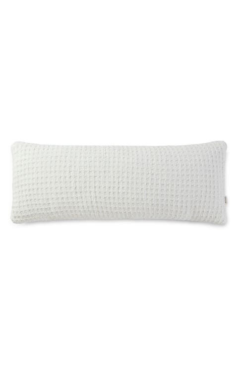 Snug Waffle Lumbar Pillow