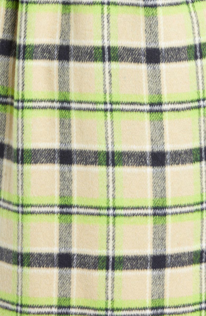BP. Brushed Plaid Oversize Shirt Jacket, Alternate, color, 
