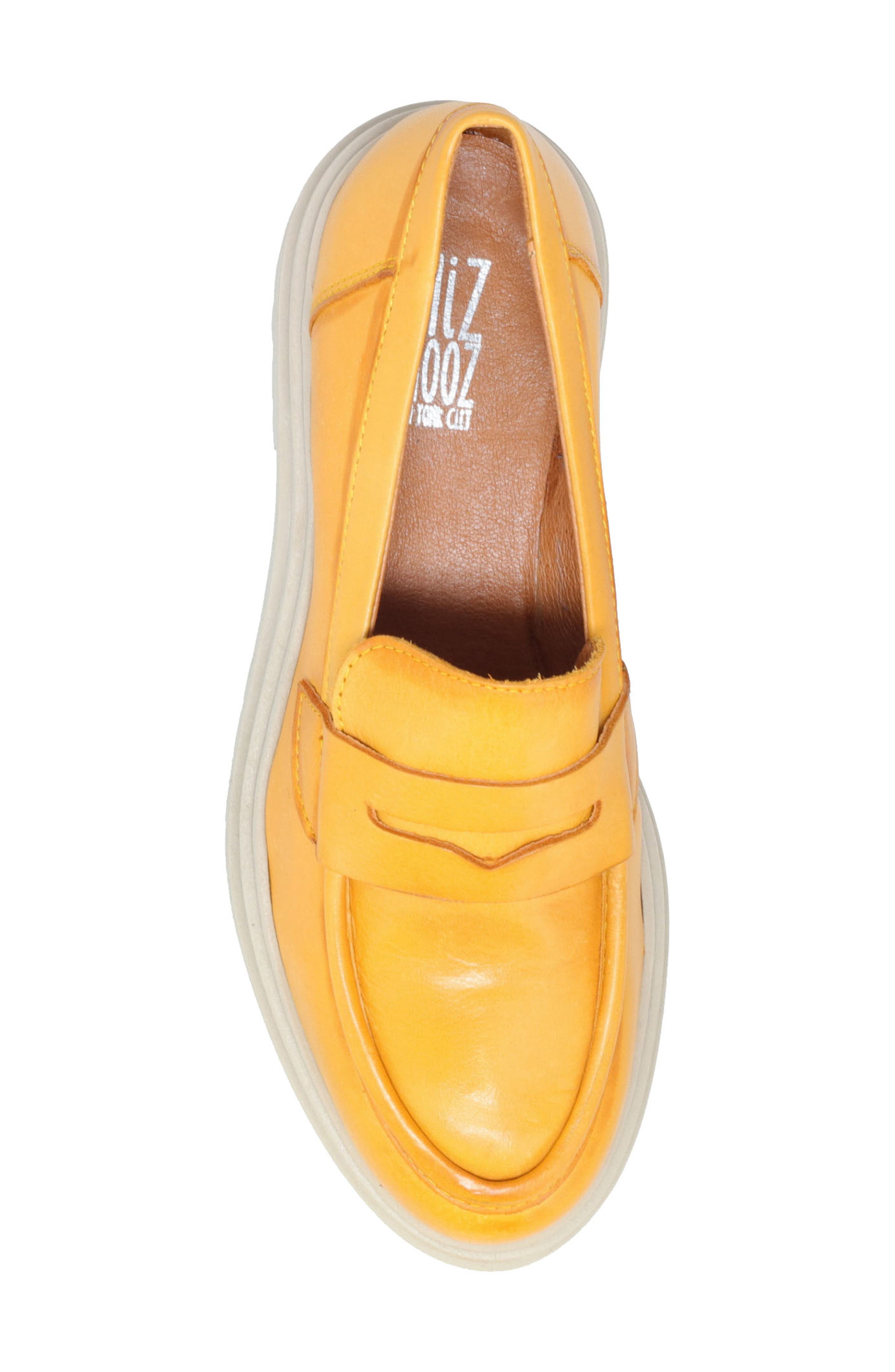 Legend Platform Loafer, Alternate, color, OCHRE ANTIQUE BURNIS